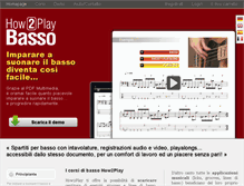 Tablet Screenshot of how2play-basso.com